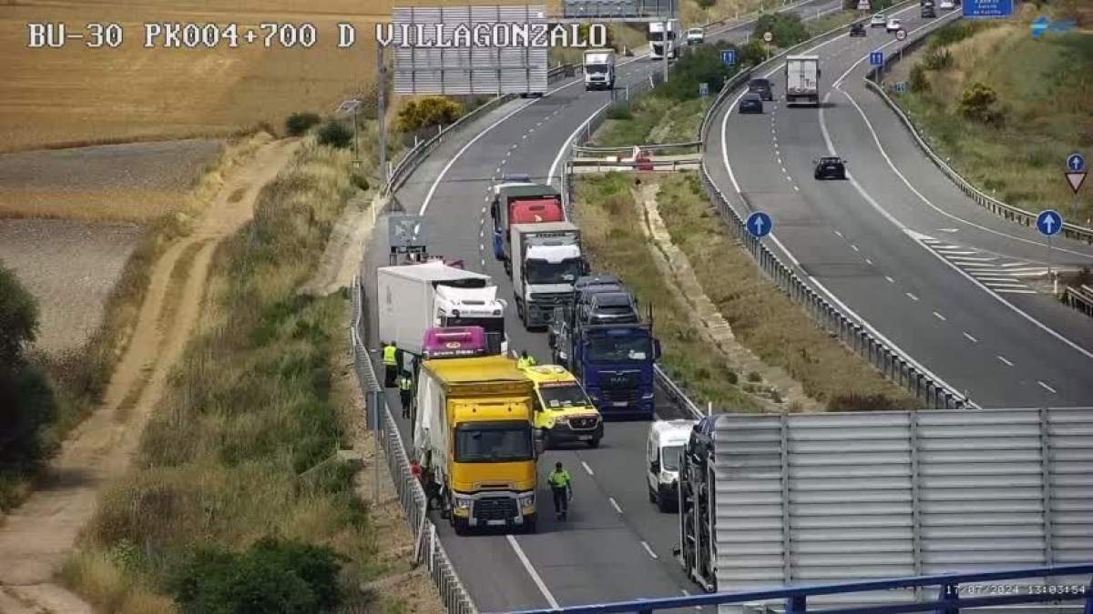 Cámara de tráfico de la DGT del suceso