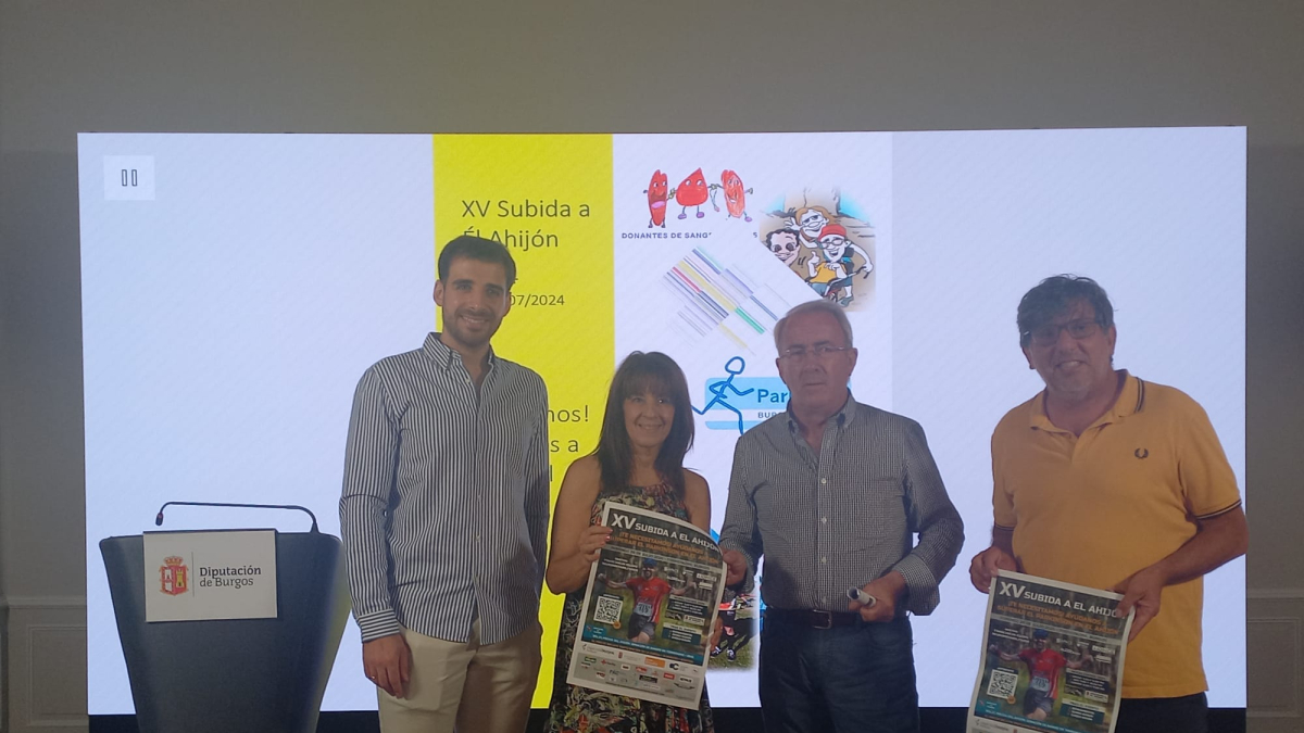 Presentaciòn de la XV Subida a El Ahijón en la Diputación.