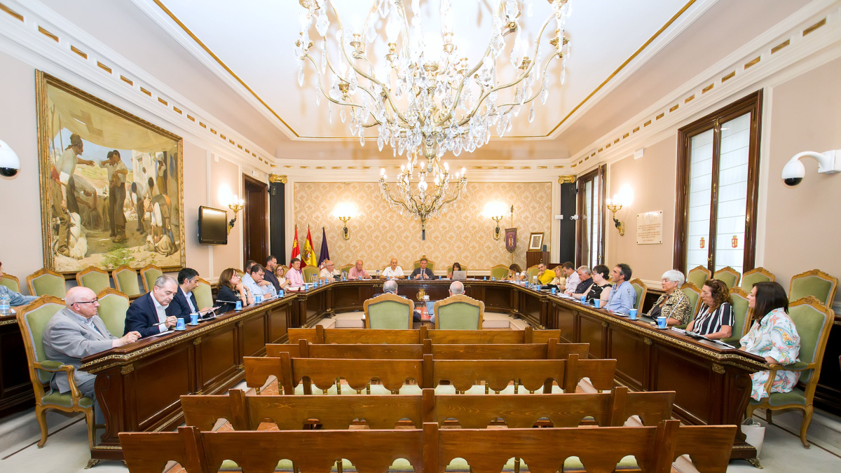 Salón de Plenos de Diputación.