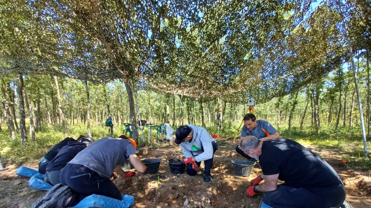 Aymerich nuevo yacimiento al aire libre en la sierra de Atapuerca.