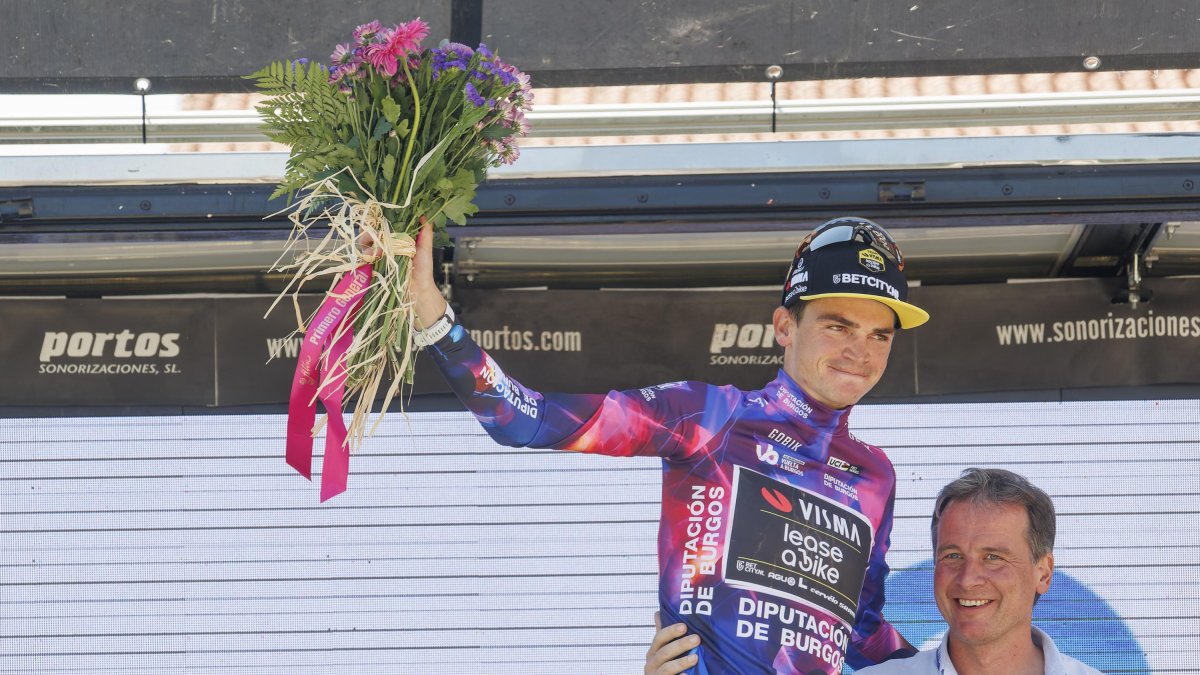 Sepp Kuss, ganador de la Vuelta a Burgos 2024.