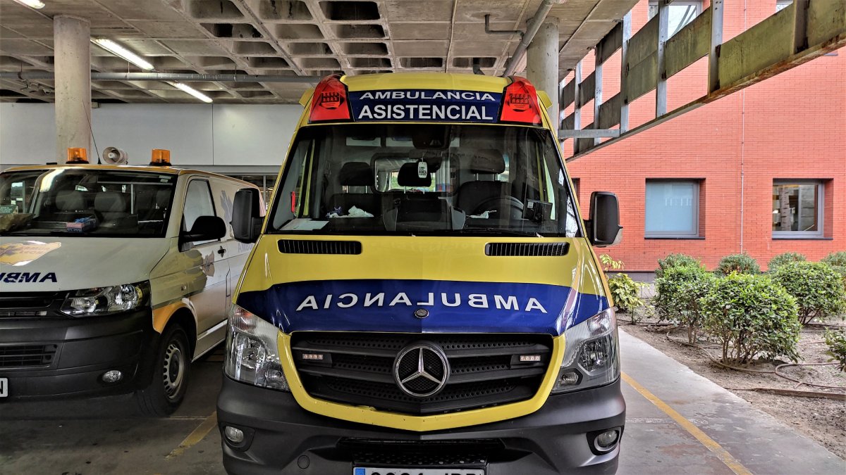 Herida una motorista tras colisionar con un coche en Burgos