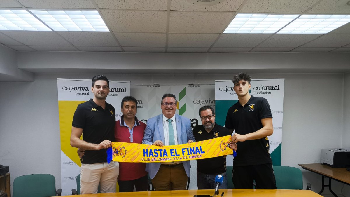 Presentación de los jugadores Javier González Teijón y Samuel Saiz