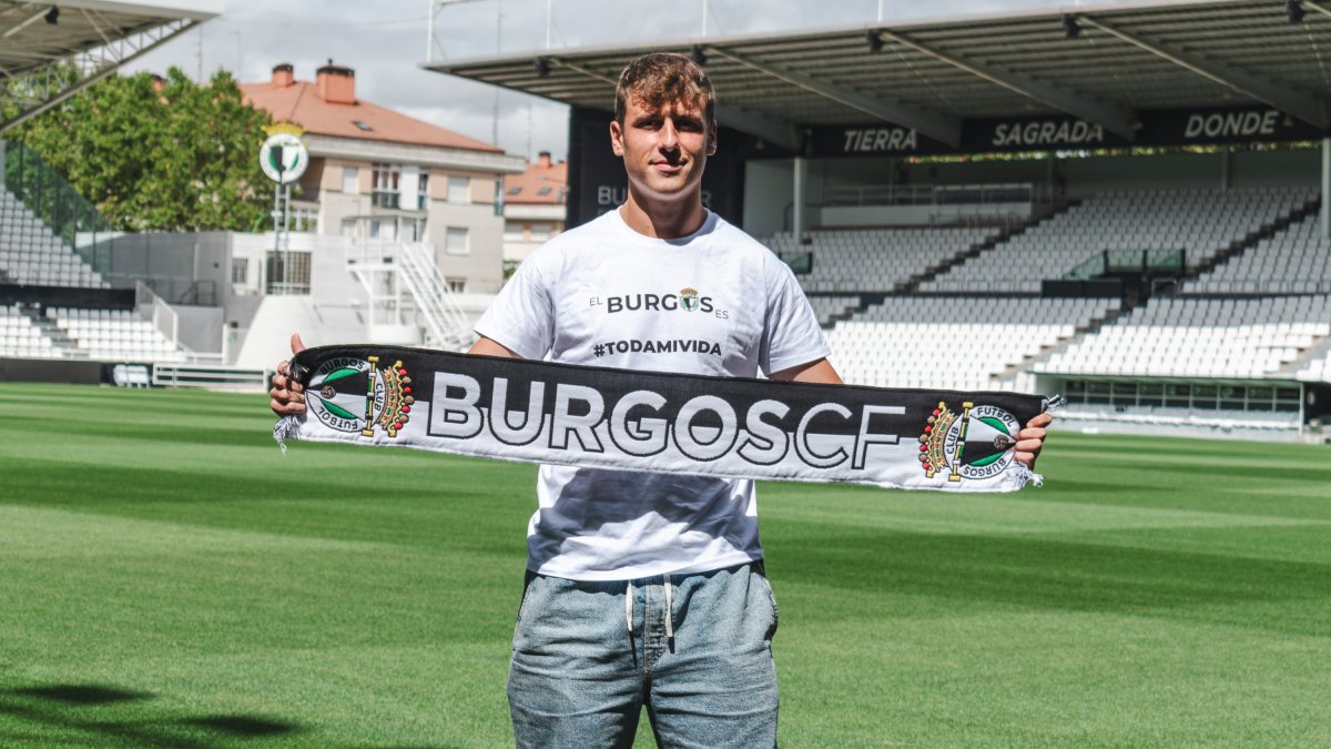David López, nuevo jugador del Burgos CF.