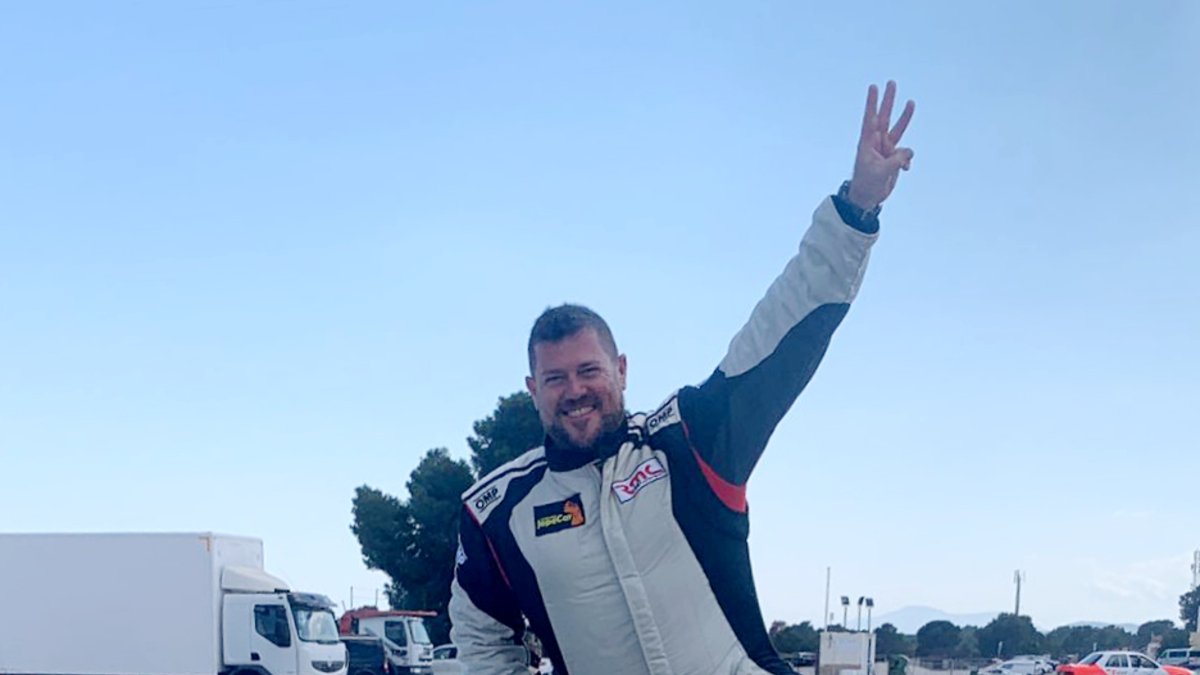 Carlos Fernández, padre de Jorge Fernández, piloto de trial del moto Club Bierzo