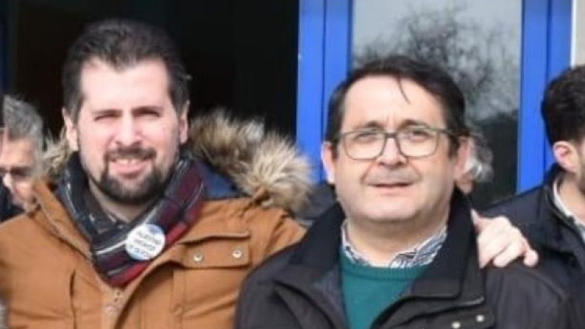 Luis Tudanca y Juan Luis Cepa, en una imagen de archivo.