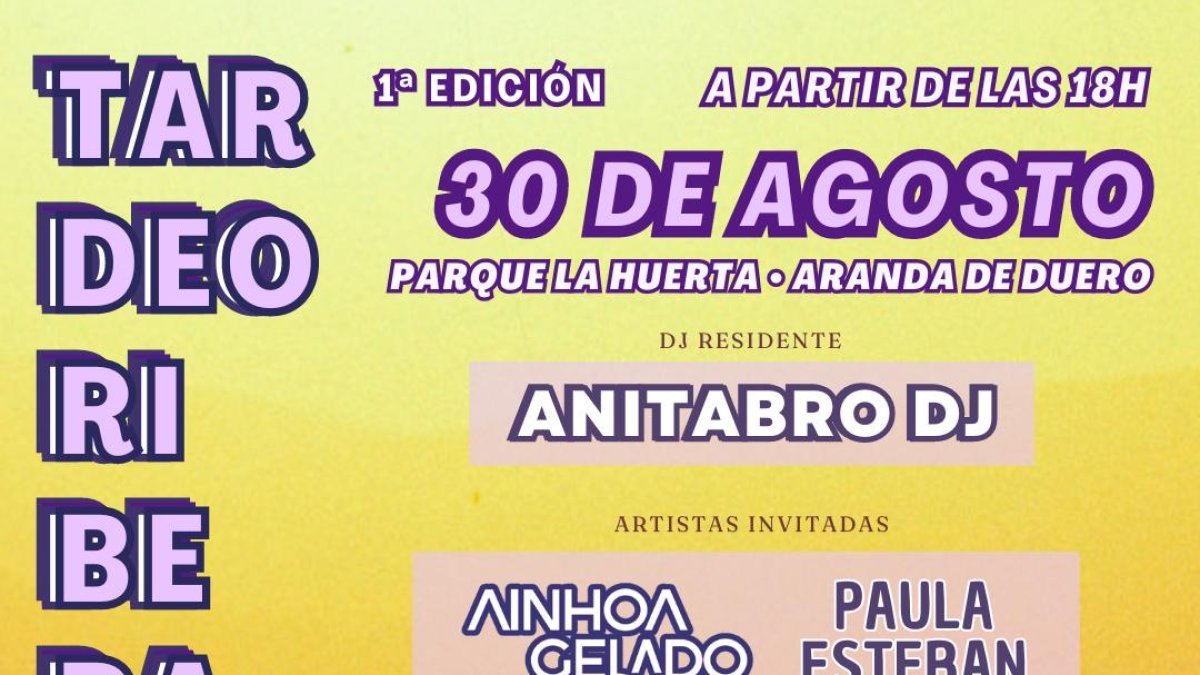 Cartel Tardeo Ribera
