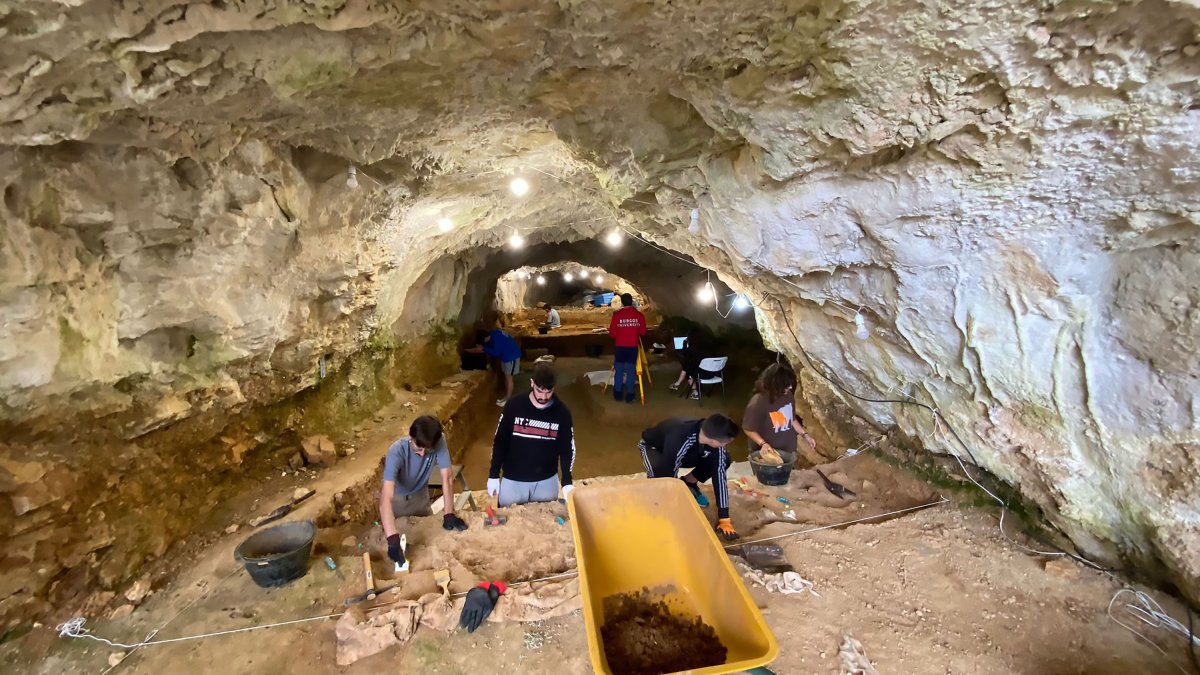 Campaña de excavación en el yacimiento neandertal de la cueva de Prado Vargas