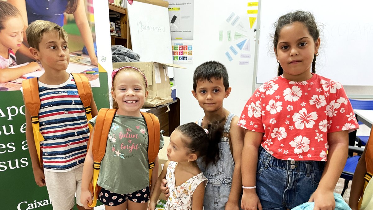 La Fundación La Caixa acompaña a 100 menores en Burgos en la vuelta al cole