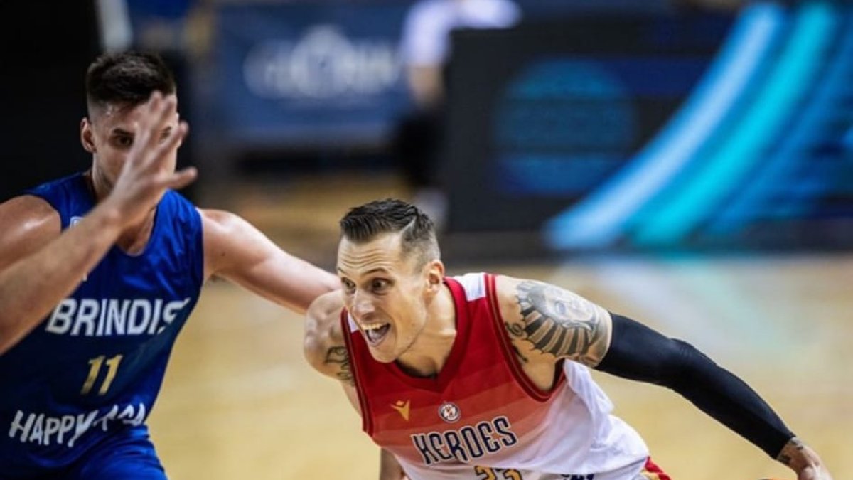 Roberts Stumbris, durante un partido.