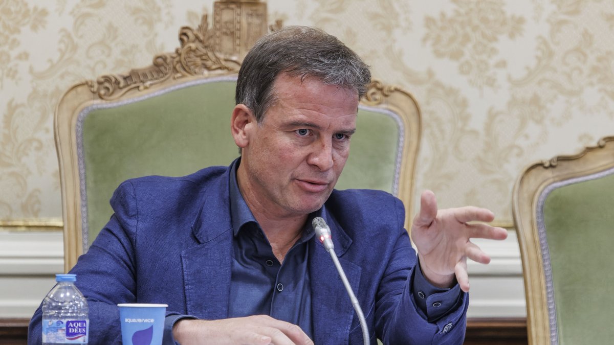 Borja Suárez, presidente de la Diputación de Burgos.