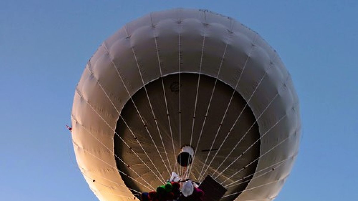 Uno de los globos participantes en la 67ª edición de la Coupe Aéronautique Gordon Bennett.
