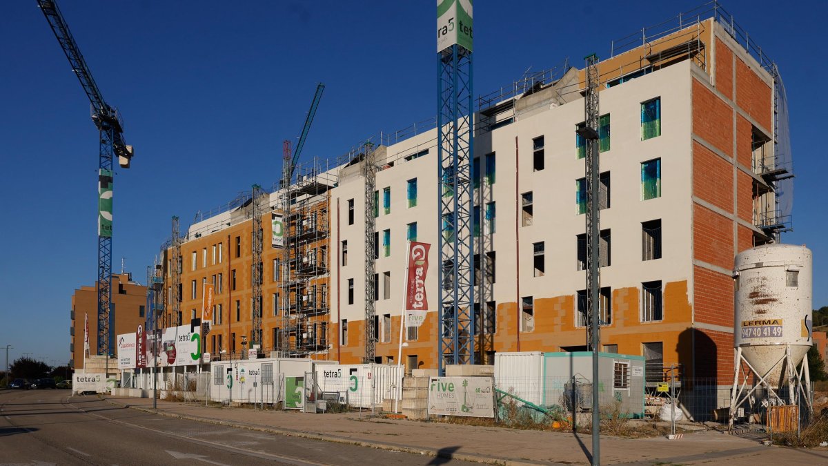 Nueva construcción en el barrio de Fuentecillas, en la zona norte.
