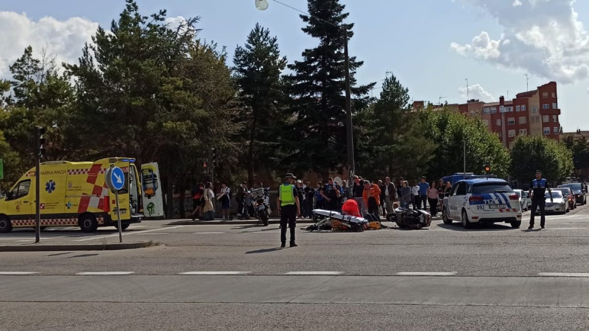 Imagen del accidente.