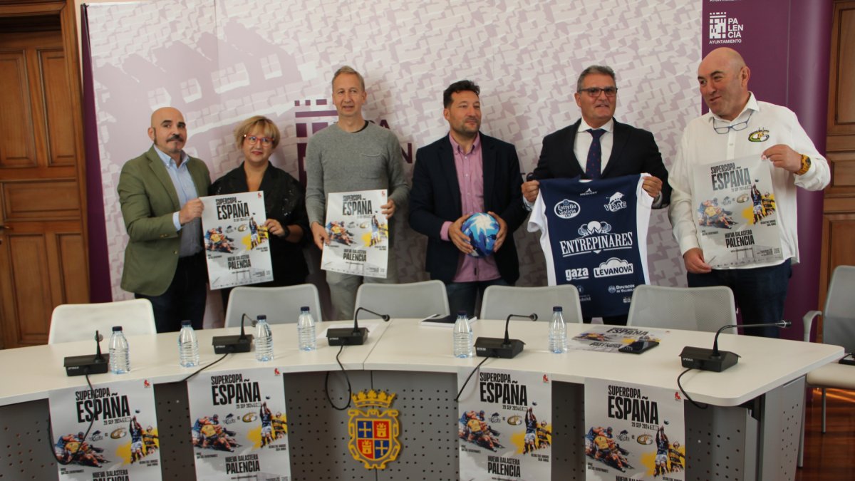 Presentación de la Súpercopa de Rugby de España.