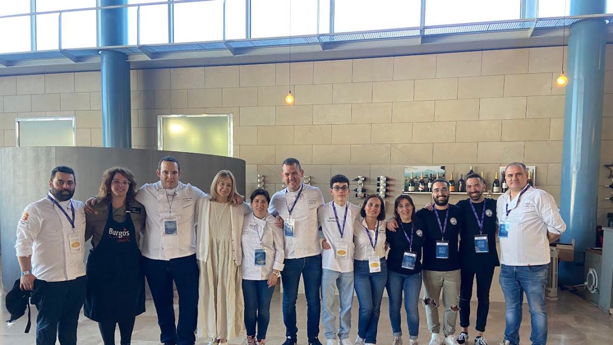 Participantes en la expedición de Burgos Alimenta en Alicante.