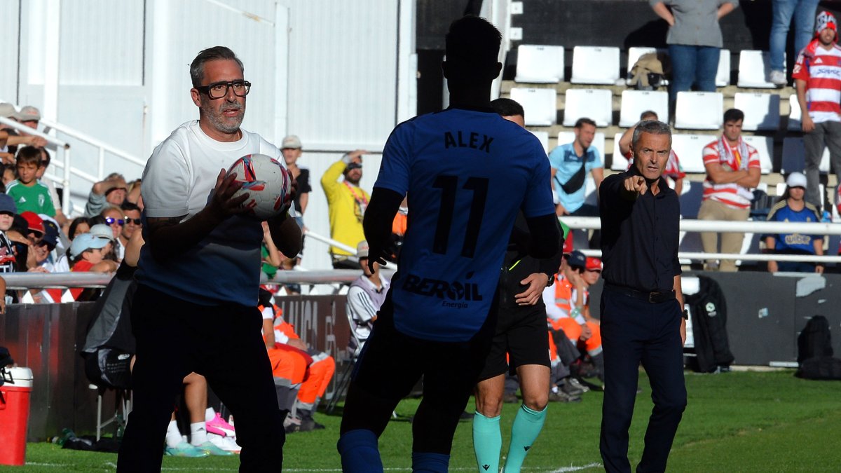 Bolo, durante el partido contra el Granada.