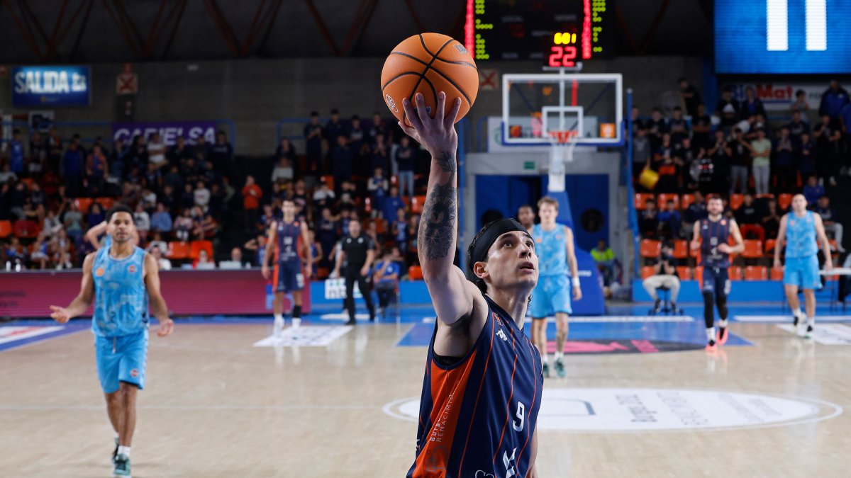Caio Pacheco, durante el partido contra Palencia.