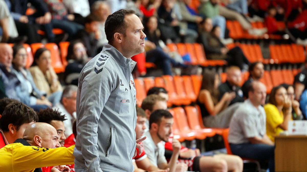 Imagen de Roi Sánchez, técnico del UBU San Pablo Burgos.