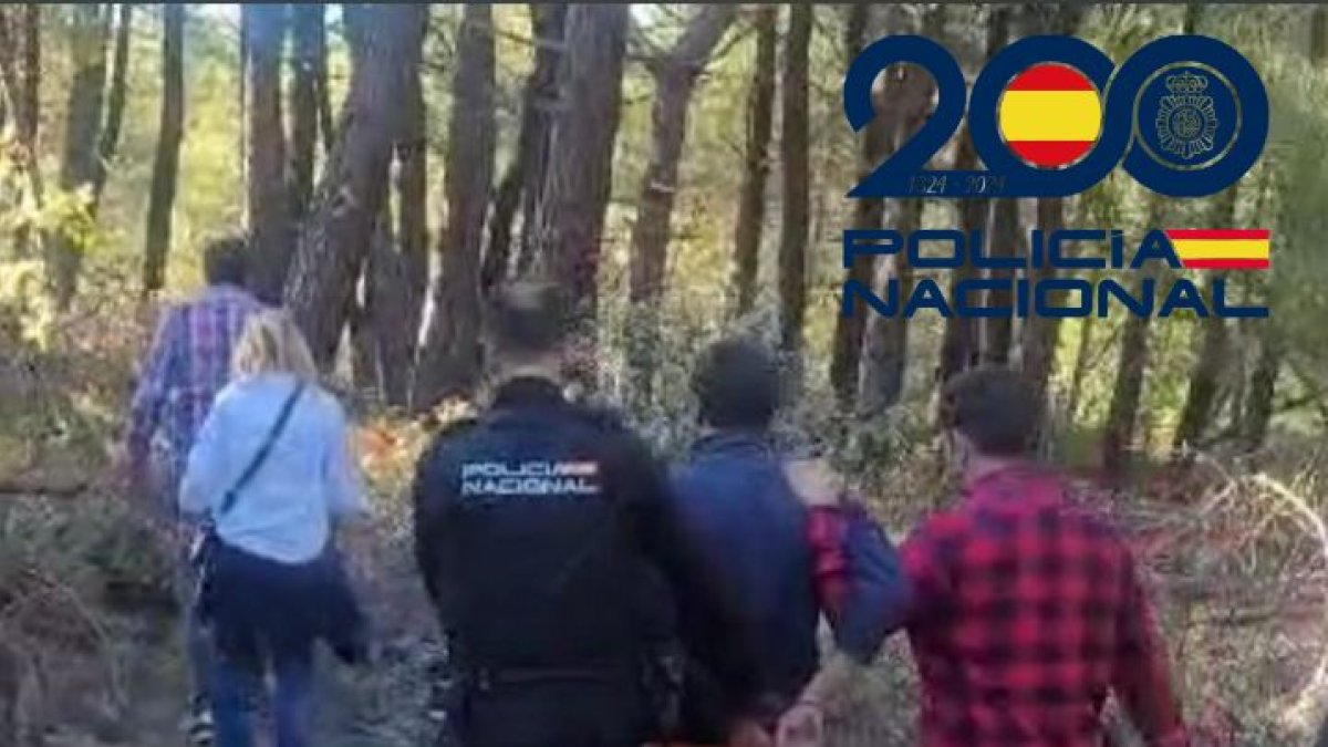 Imagen del momento de la detención