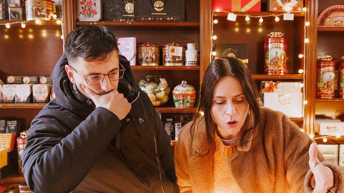 David Pérez Sañudo e Itziar Ituño, durante el rodaje del cortometraje ‘Agrio’ en Burgos el pasado año.