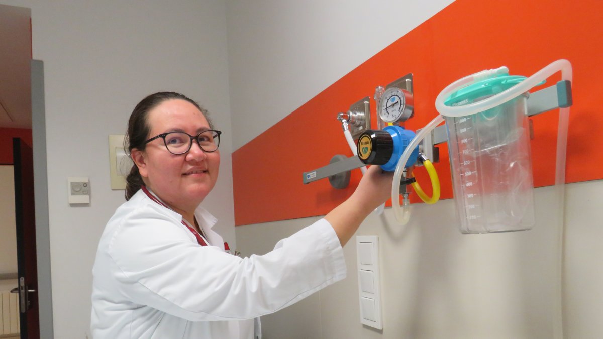 La doctora Belizaida J. Tineo es especialista en Geriatría del Hospital San Juan de Dios de Burgos.