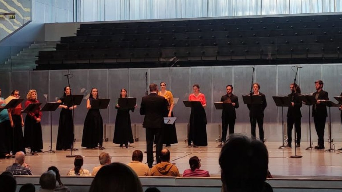 Un momento del concierto celebrado ayer en Oporto.