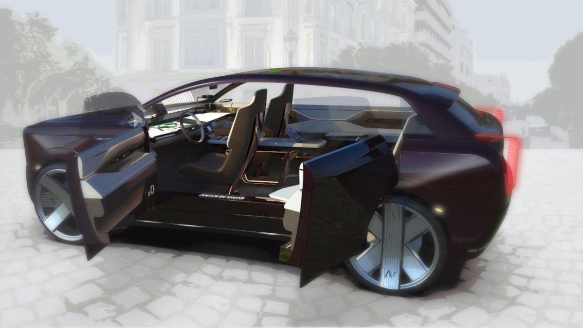 El concept car virtual VIVAR, creado por Antolin.