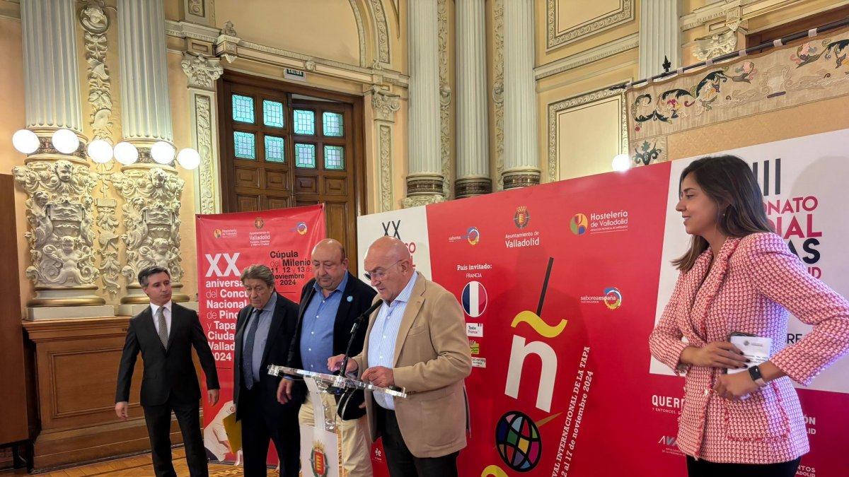 Presentación del VIII Concurso Munidal de Tapas y el XX Concurso Nacional de Pinchos y Tapas Ciudad de Valladolid.