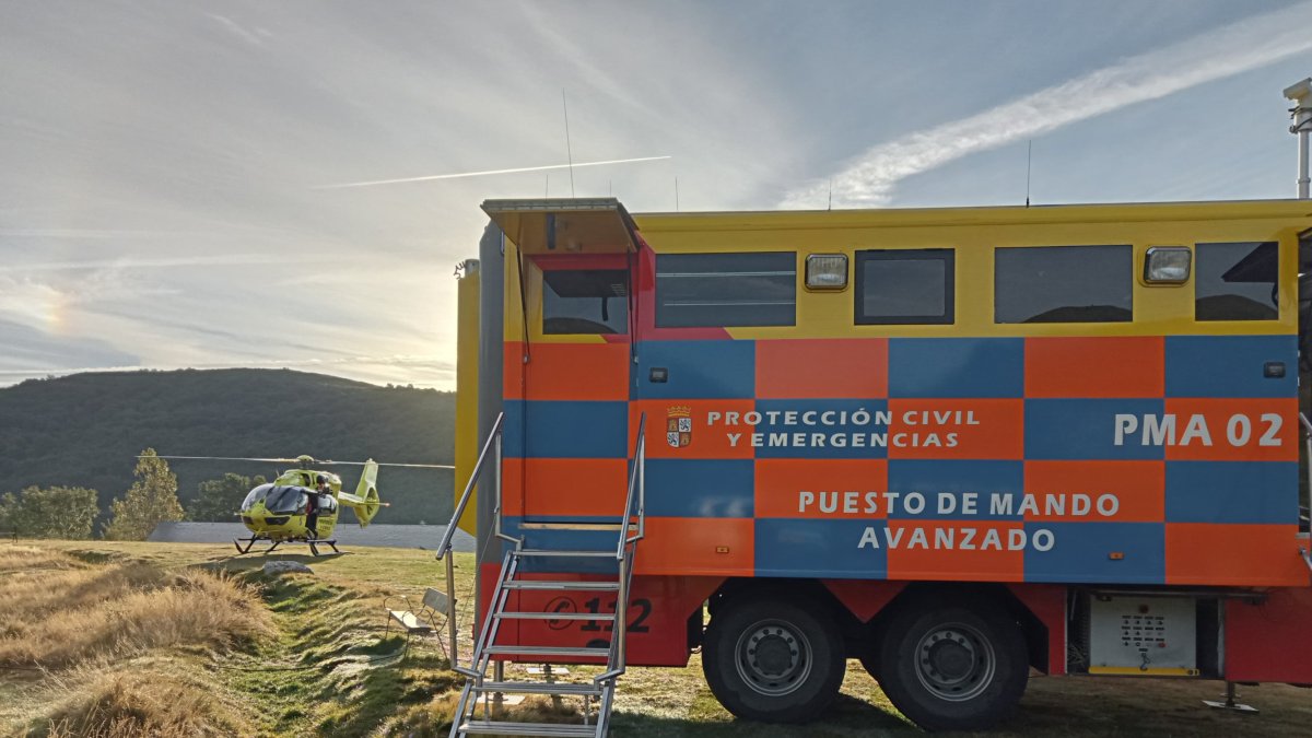 Dispositivo de búsqueda de un hombre desaparecido en Villafranca Montes de Oca.
