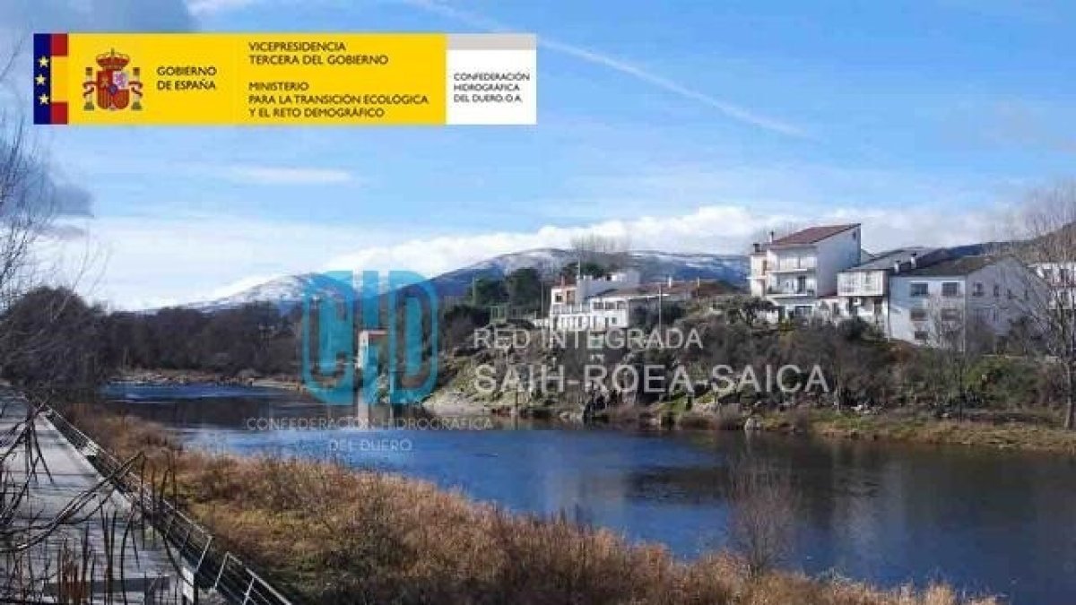 Imagen publicada por la CHD sobre el inicio del episodio de avenidas en la cuenca.