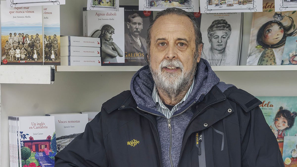 El editor cántabro Jesús Herrán, responsable de Ediciones Valnera.