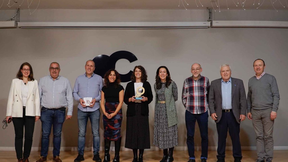 Imagen de la entrega de los galardones del concurso.