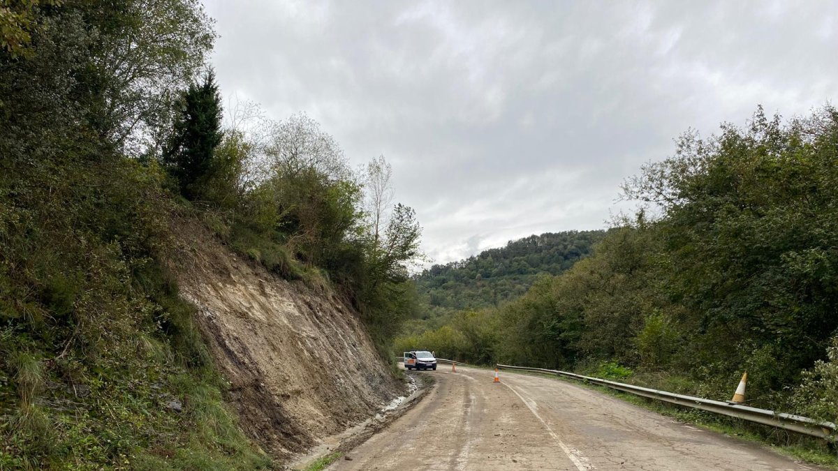 Punto kilométrico de la BU-550 en el que ha actuado la Junta.