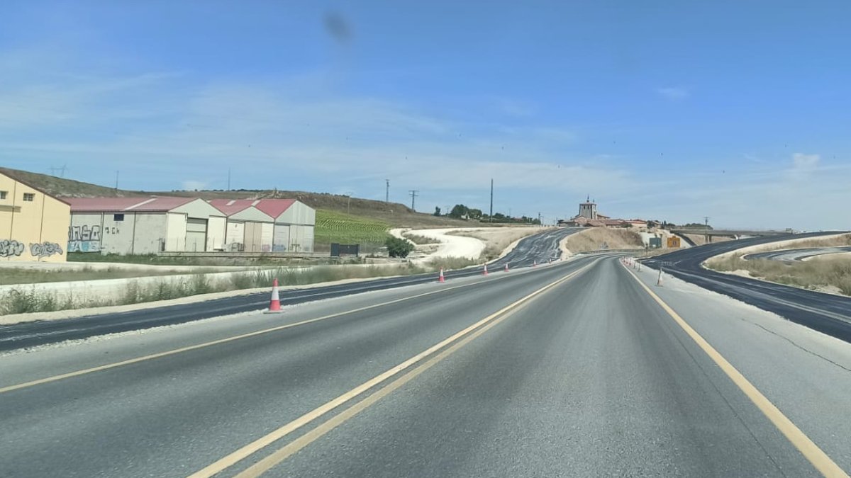 El accidente se produjo en la N-I en Quintanapalla.