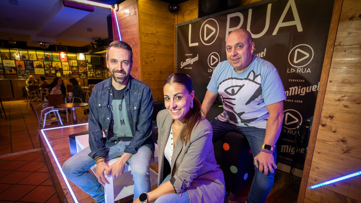 Carlos, Noelia y Jacho, el triunvirato que hace posible el Concurso de La Rúa.