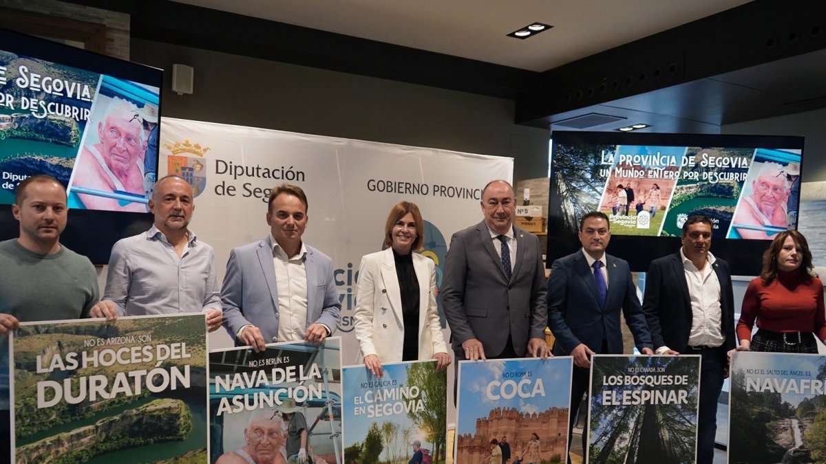 Presentación de la nueva campaña de turismo de Diputación de Segovia.