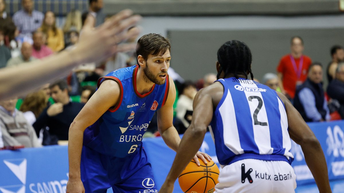 Gudmundsson durante el partido contra Gipuzkoa Basket.