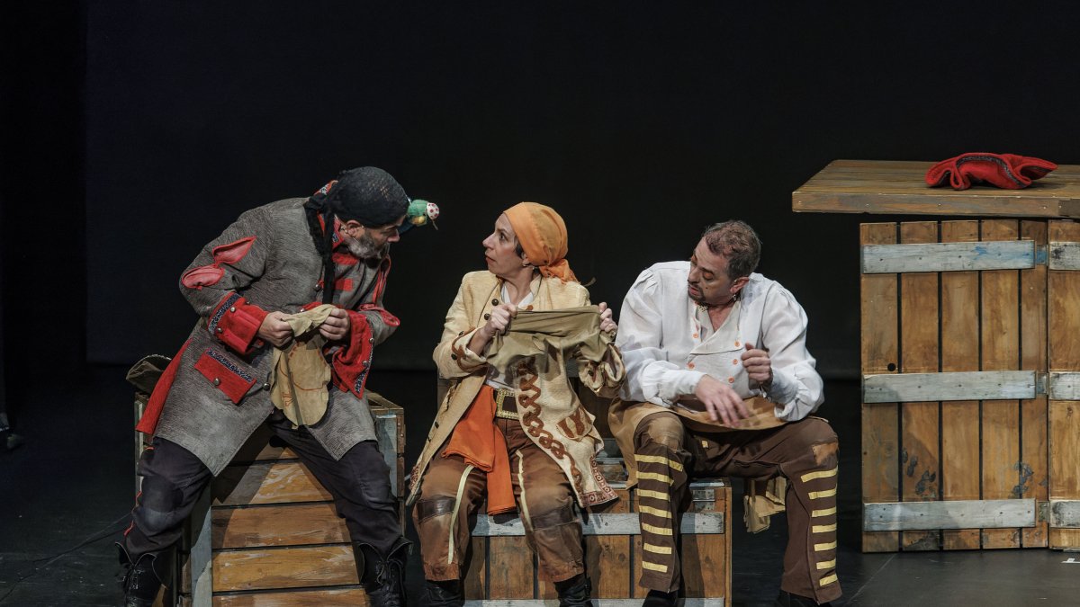 Los tres Piratas de Bambalúa Teatro.