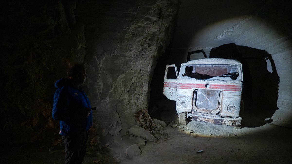 Minas de yeso de Hornillos de Cerrato.