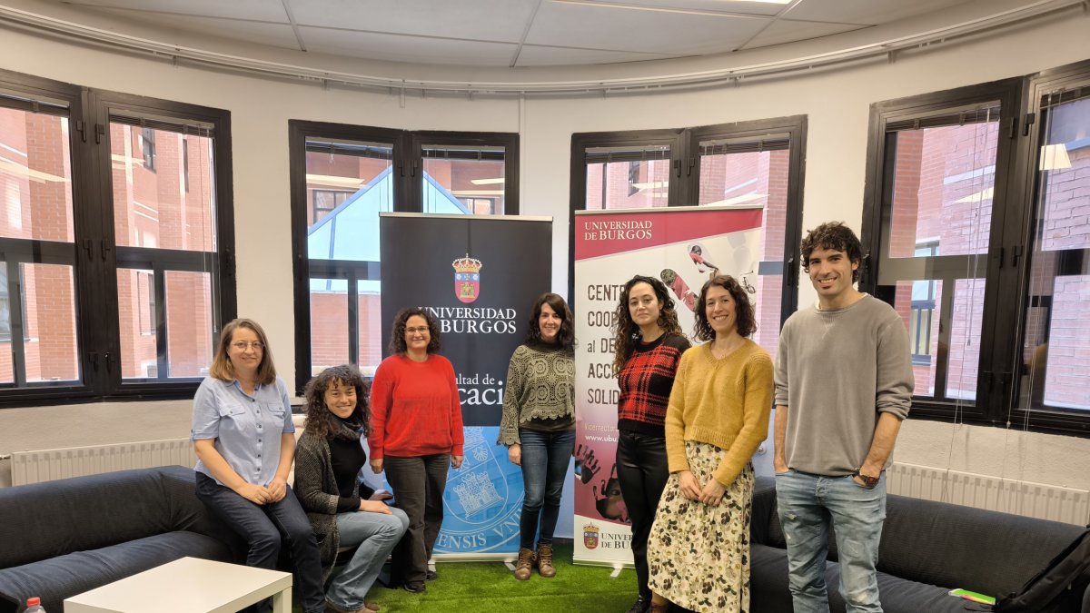 Equipo de trabajo de la Universidad de Burgos.
