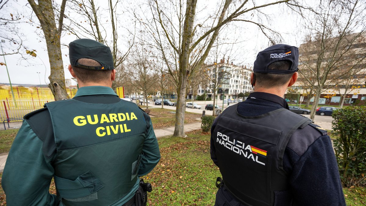 El guardia civil y el policía nacional que, fuera de servicio, detuvieron al joven que agredió a un menor con un machete.