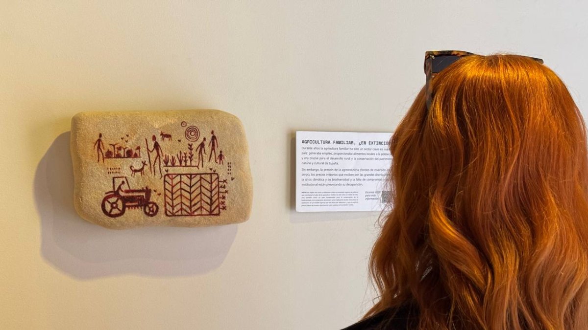 Obra de Greenpeace colocada en tres museos de España.