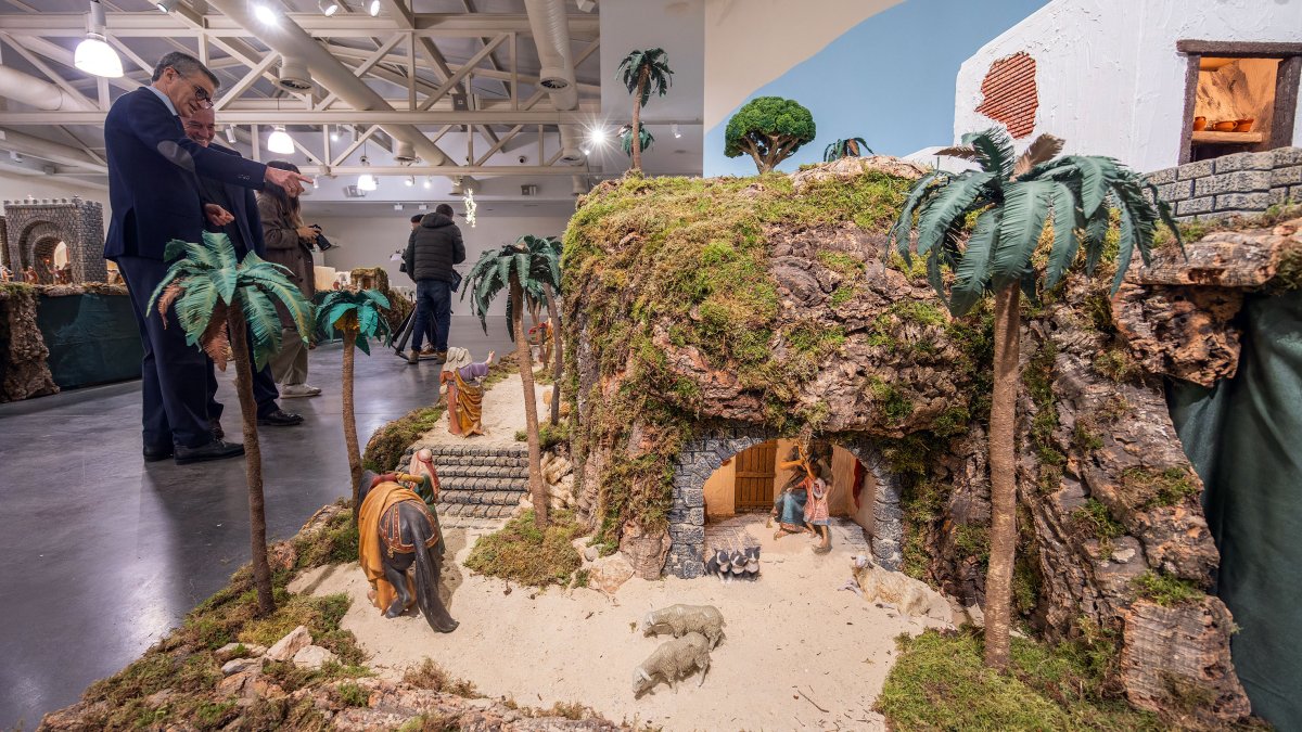 El Belén Monumental cuenta con tres escenas diferenciadas.