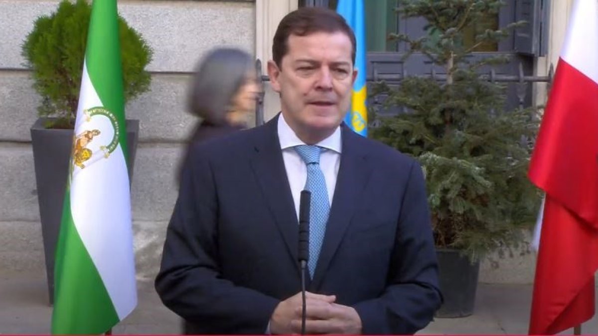 El presidente de la Junta de Castilla y León, Alfonso Fernández Mañueco.