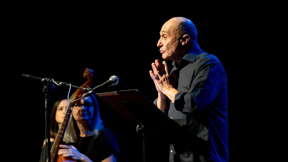 Un momento de la actuación este sábado en el auditorio de Cultural Cordón.