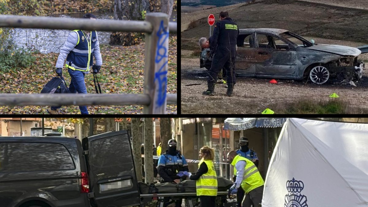 Tres muertes violentas en Burgos durante tres días seguidos.