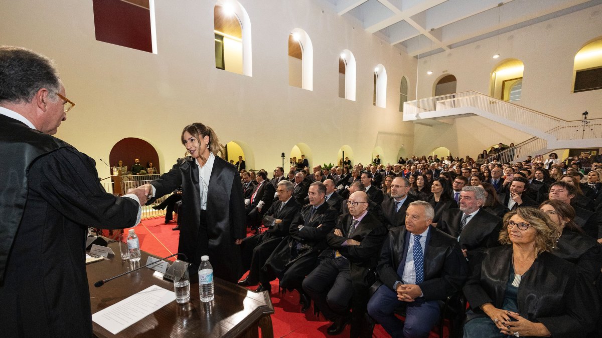 Jura de nuevos colegiados en la fiesta del Colegio de la Abogacía de Burgos 2024.
