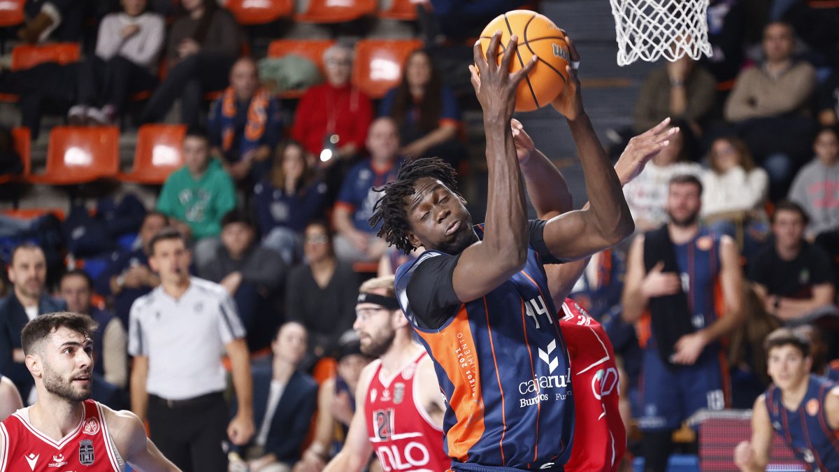 Imagen de Thiam durante el partido.