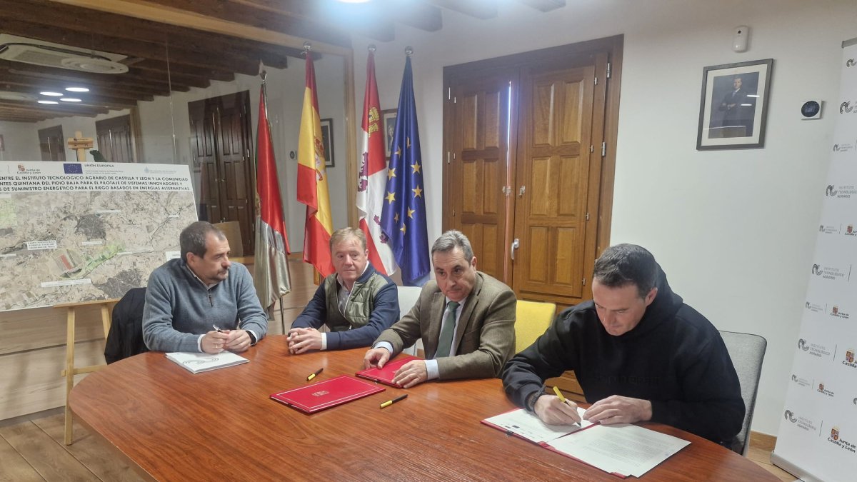 Firma del convenio.
